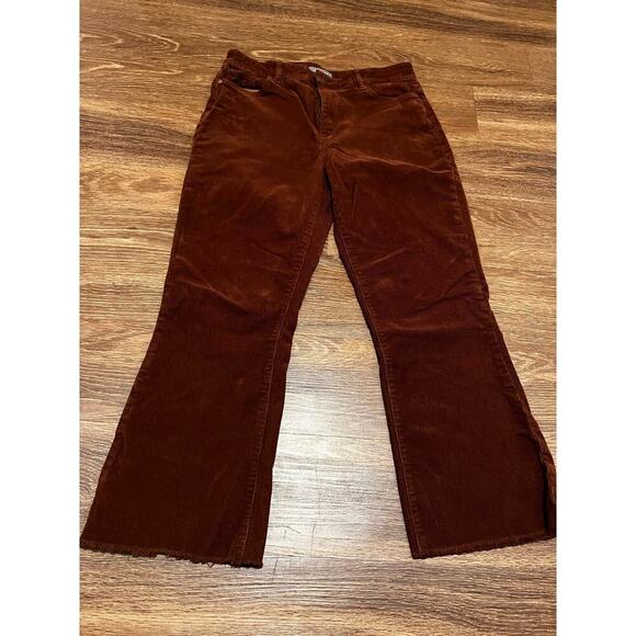 DL1961 Bridget Bootcut Highrise Cropped Corduroy Pants - Picture 2 of 7